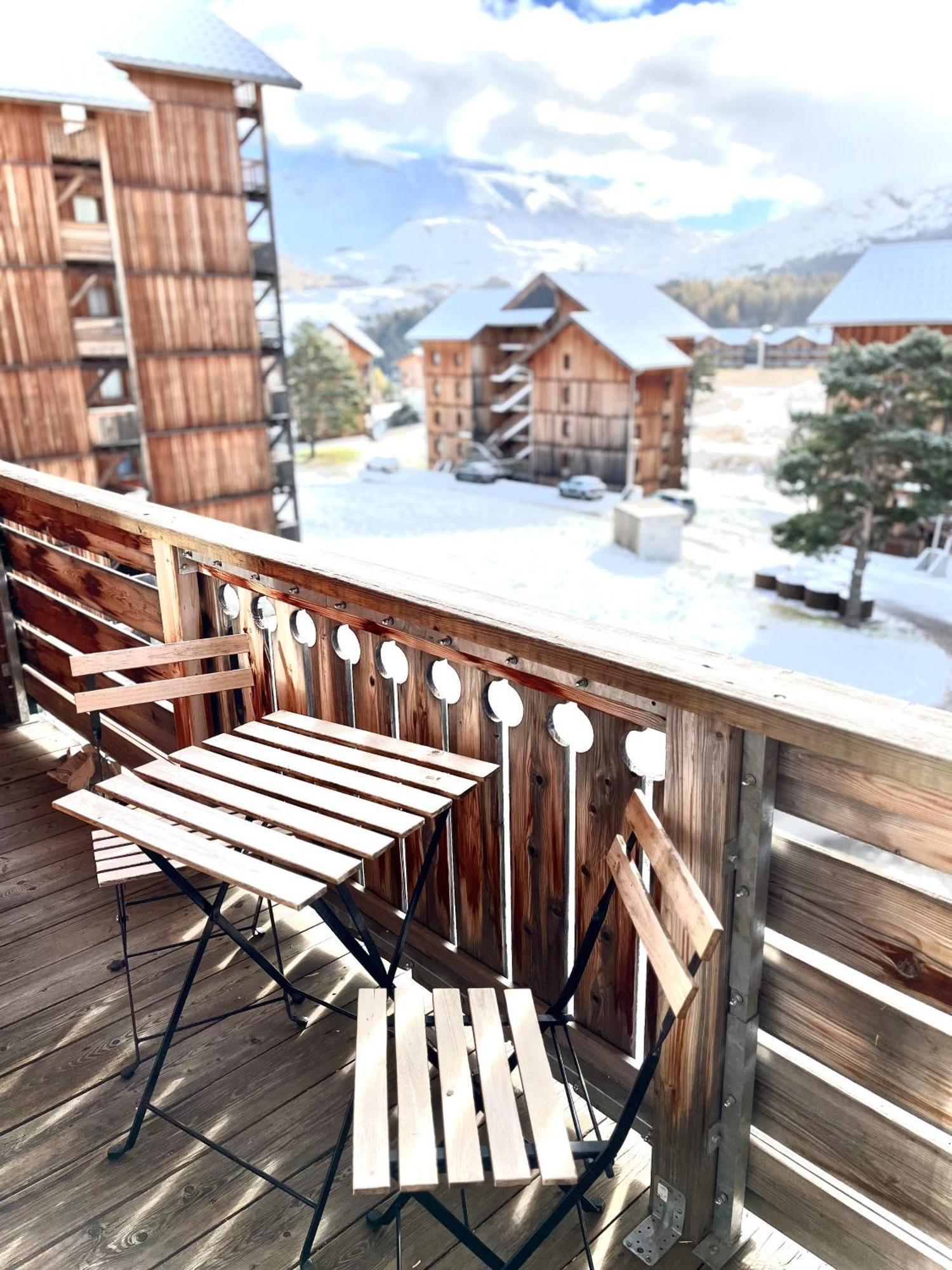 Appartement Chalets Du Super D Saint-Étienne-en-Dévoluy Dış mekan fotoğraf