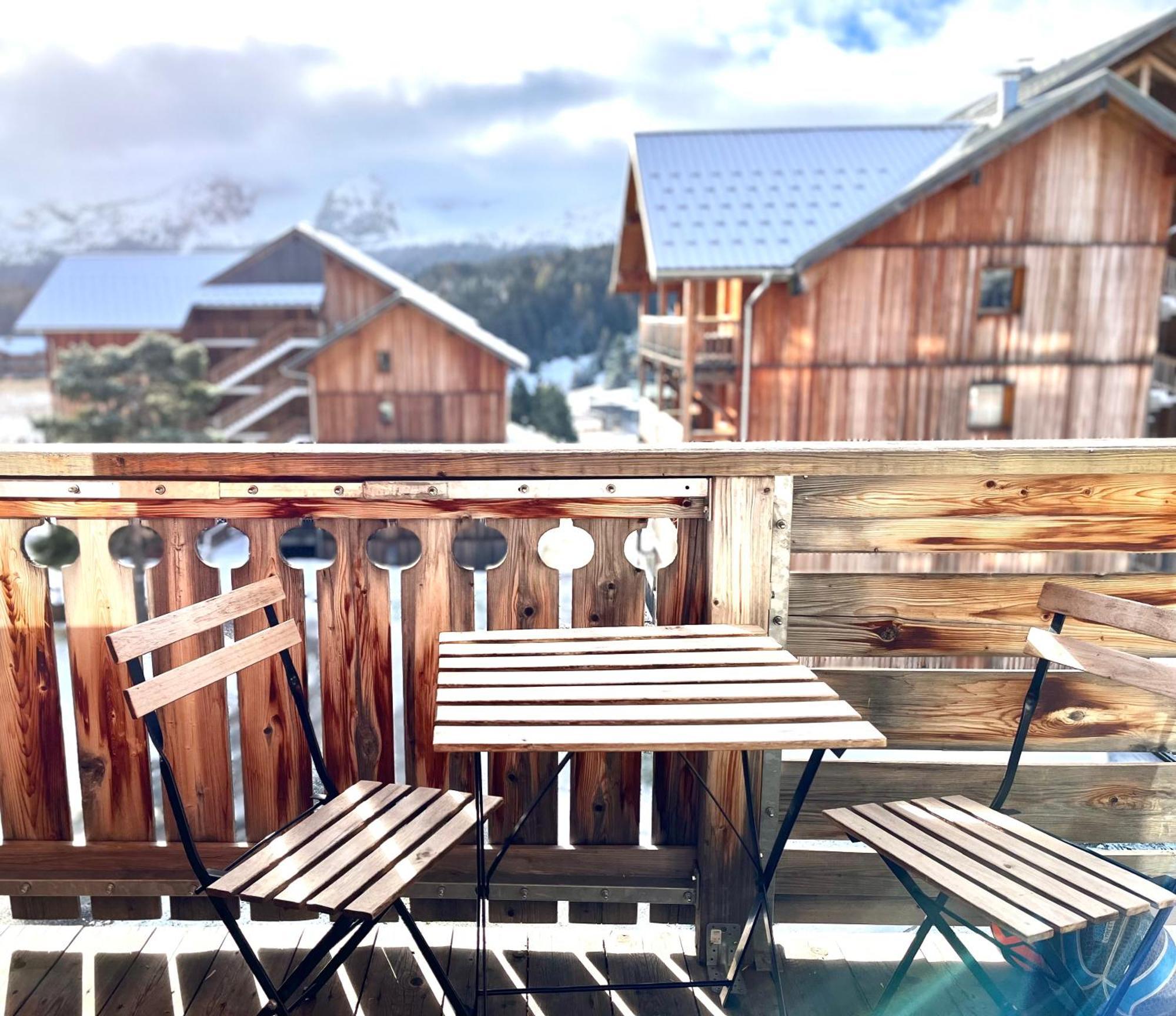 Appartement Chalets Du Super D Saint-Étienne-en-Dévoluy Dış mekan fotoğraf